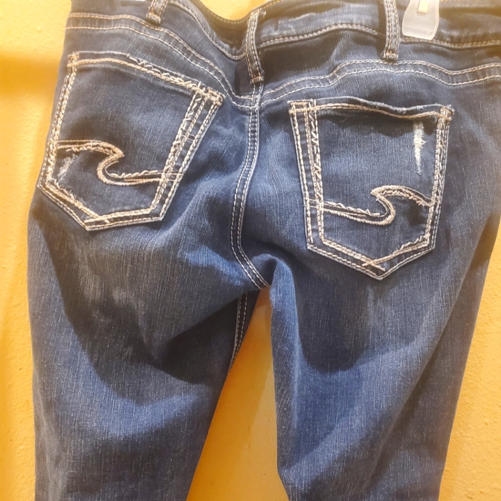 Silver jeans